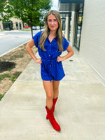 Blue Romper