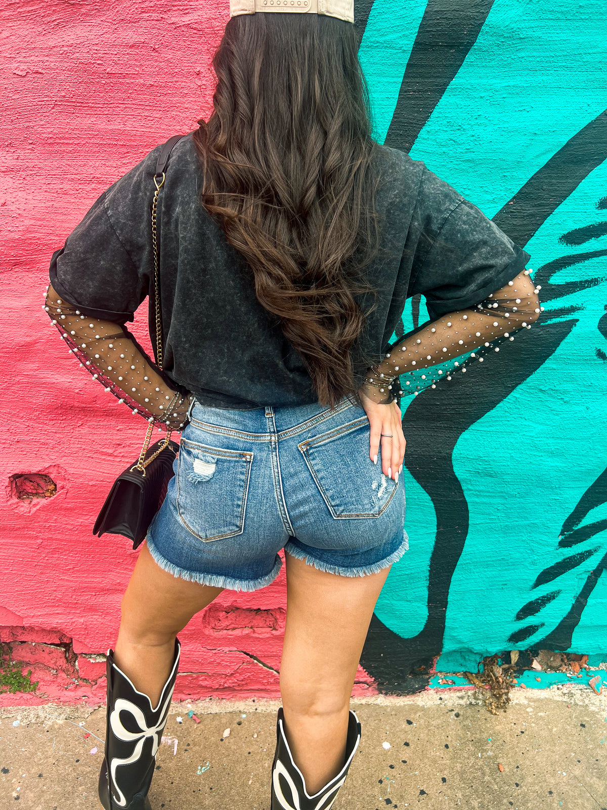 Judy Blue Shorts with Fray Hem