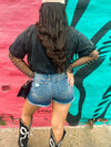 Judy Blue Shorts with Fray Hem