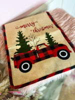 Christmas Truck Table Runner