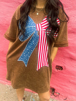 American Flag Bow Dress
