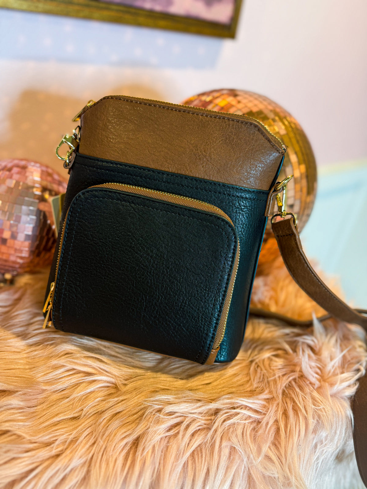 Two Toned Crossbody Bag