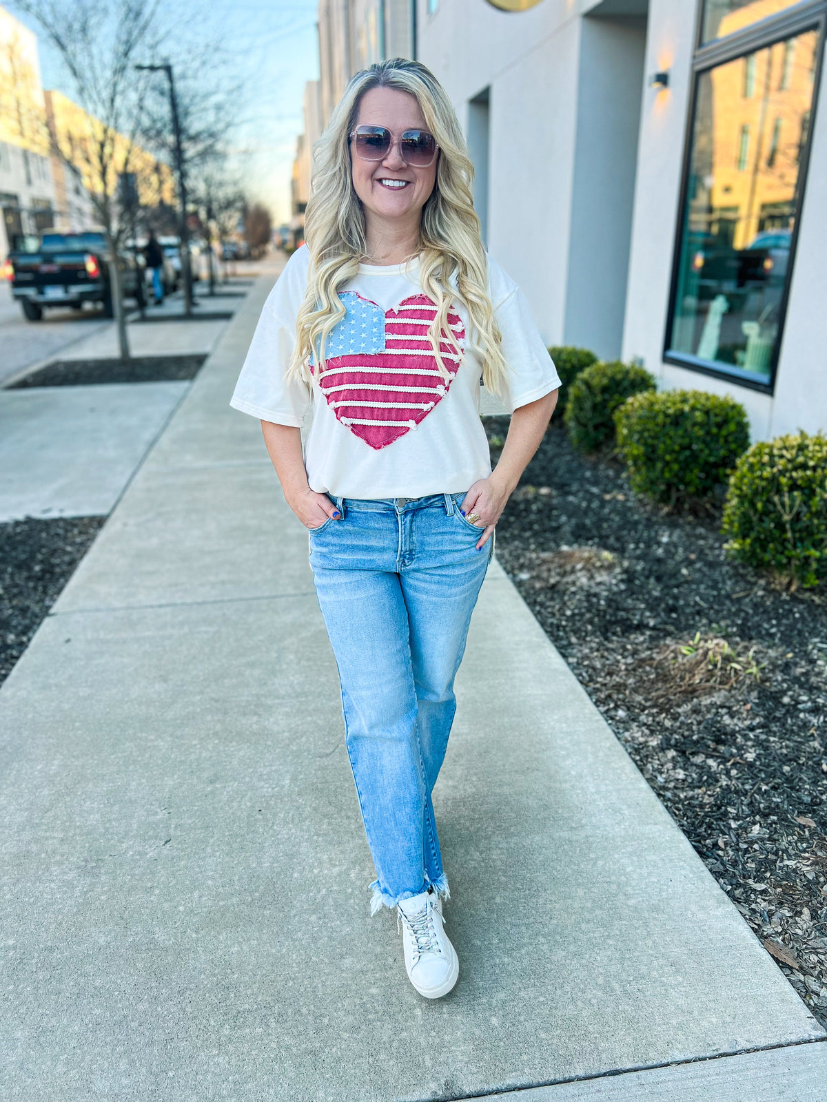Risen Mid Rise Crop Jeans