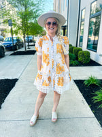Yellow Lace Entro Dress