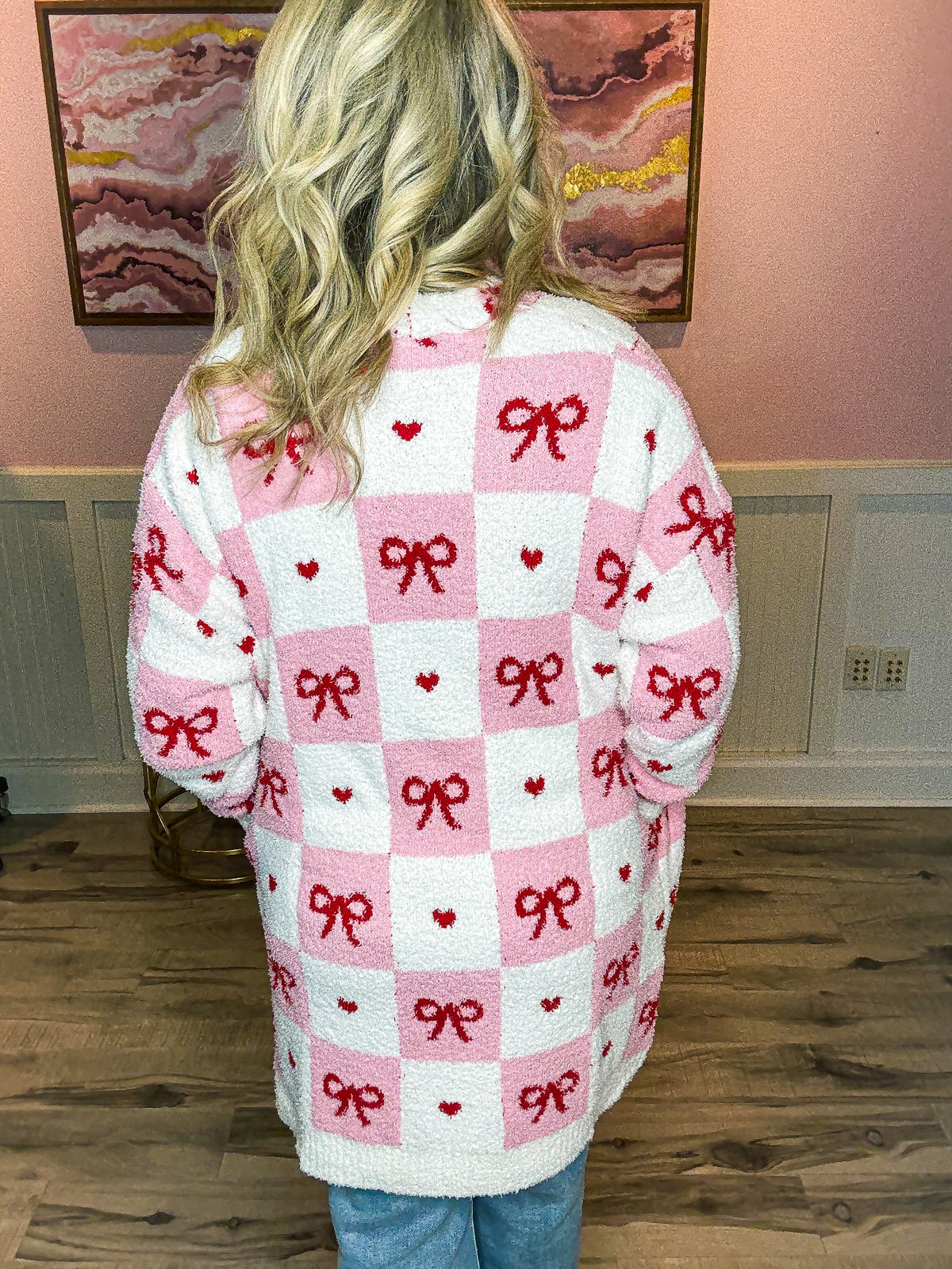 Valentines Cloud Cardigan-Bows