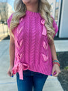 Pink Entro Bow Vest