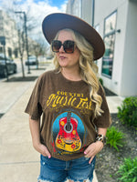 Country Music Mineral Wash Tee