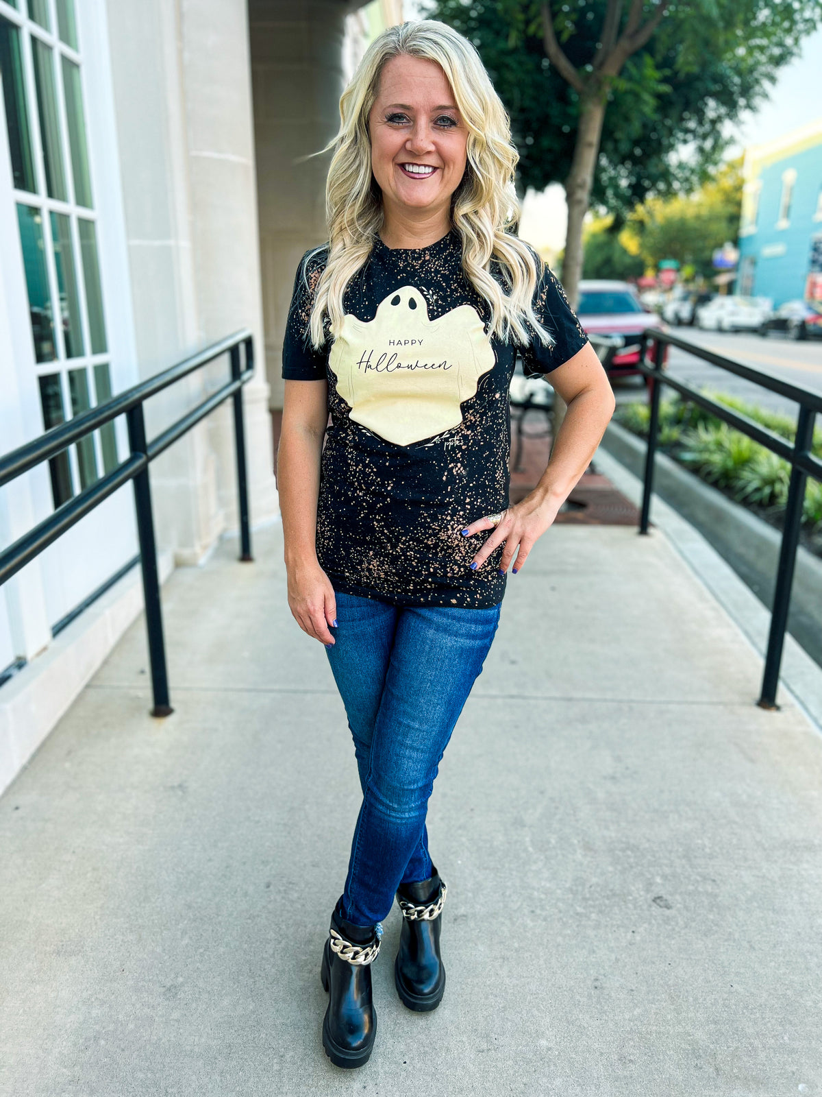 Bleached Ghost Tee