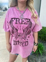 Pink Free Bird Tee