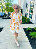 Yellow Lace Entro Dress