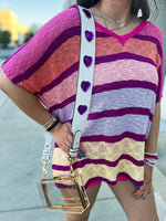 Heart Gameday Purse Strap