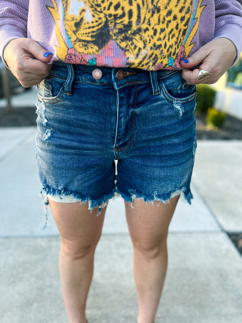 Medium Wash Judy Blue Shorts