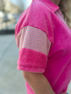Pink French Terry Umgee Top