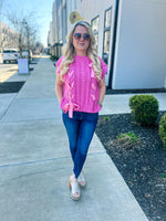 Pink Entro Bow Vest