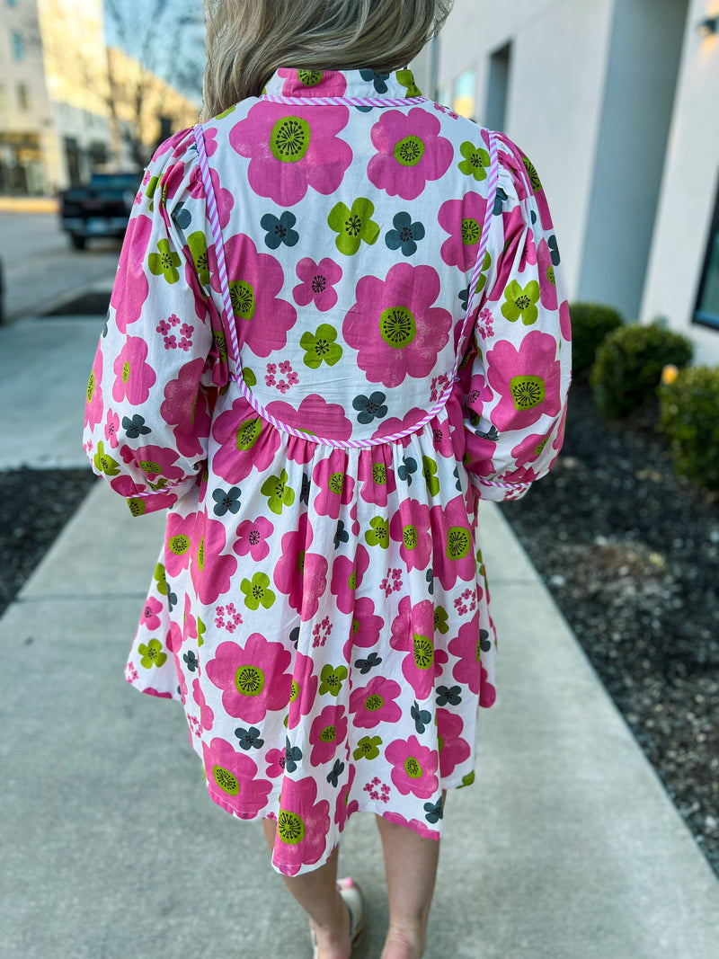 Pink Entro Babydoll Dress