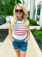Sleeveless USA Sweater