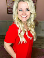 Red Pocket Dress