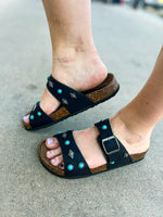 Black Southwest Sandals