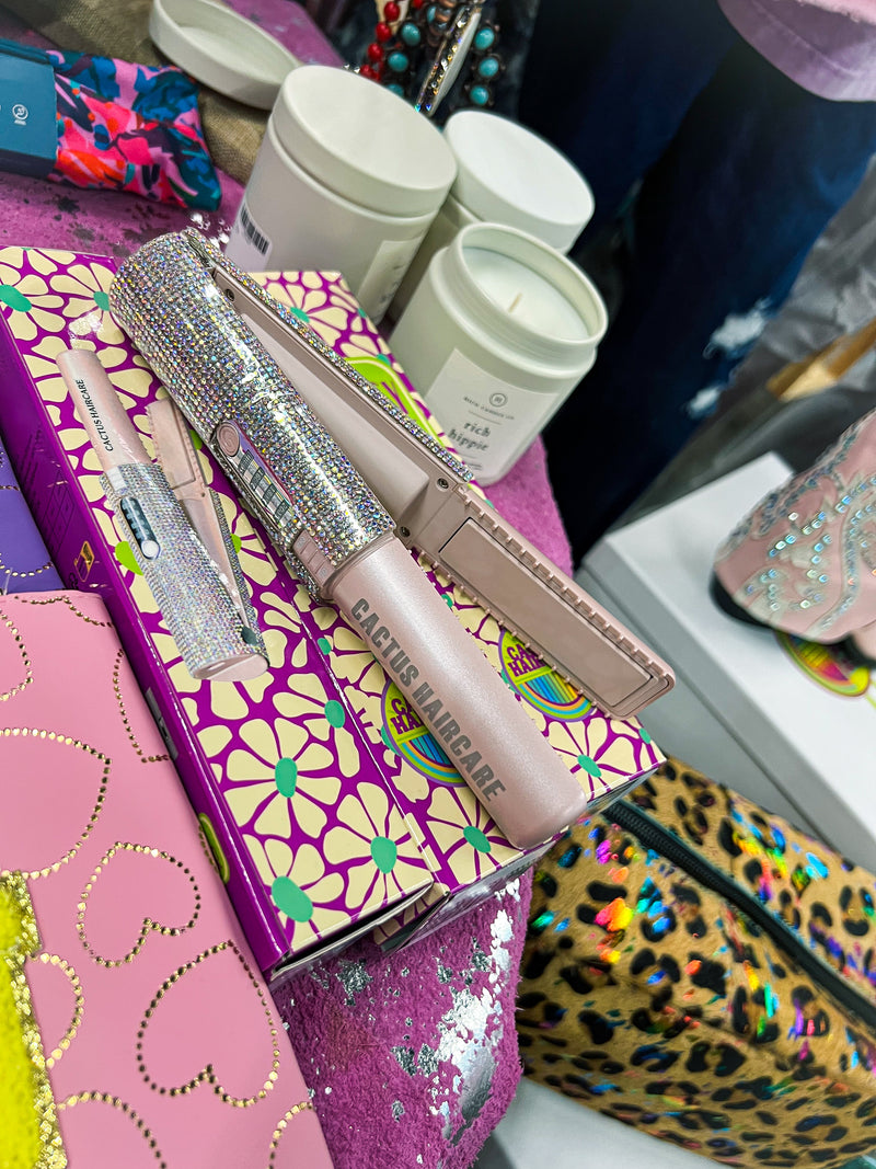 Rhinestone Travel Straightener