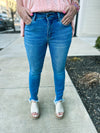 Light Wash Skinny Jelly Jeans