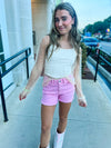 Creme Rhinestone Pearl Top