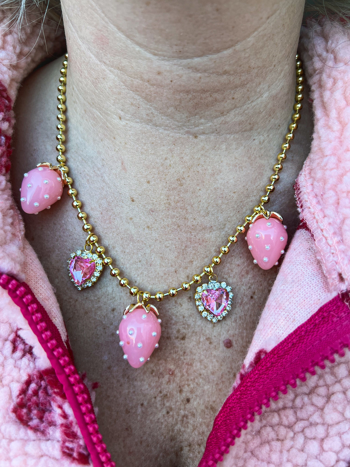 Berry Sweetheart Necklace