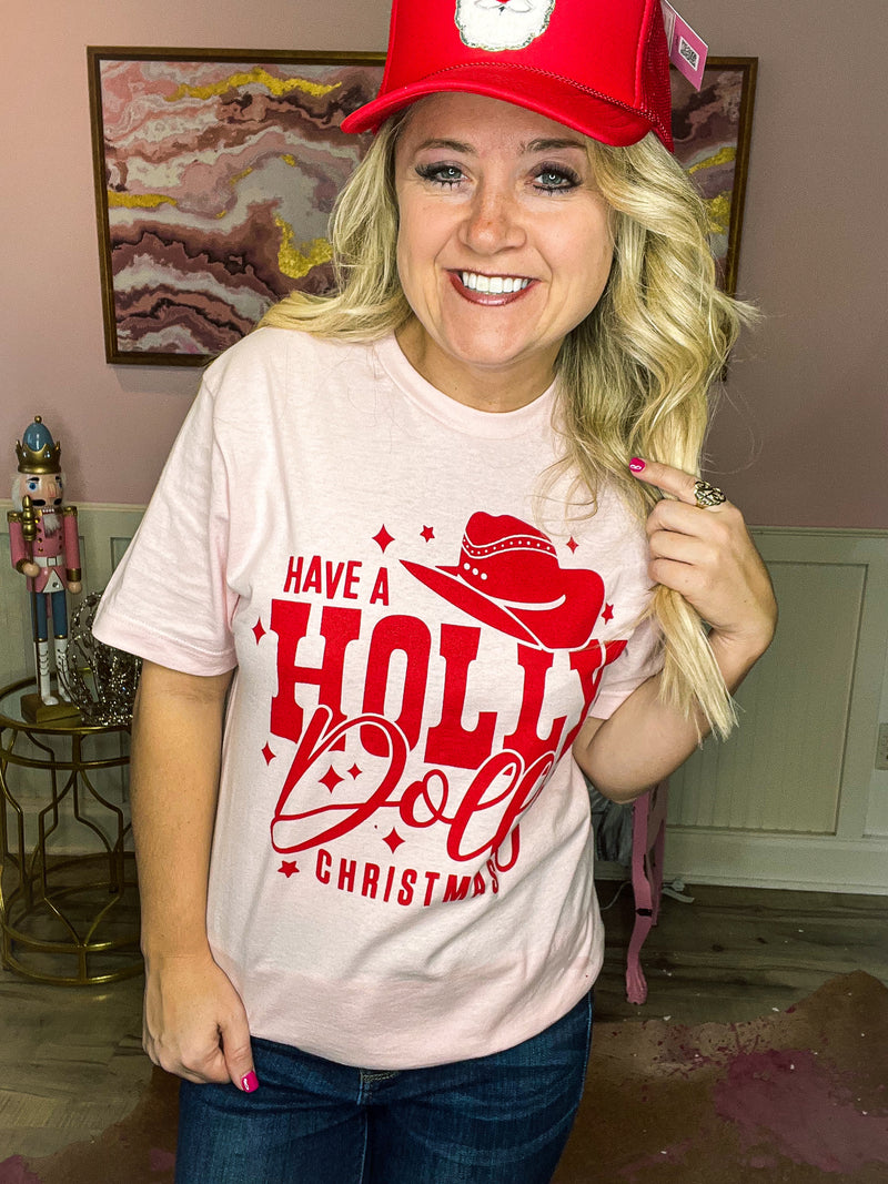 Pink Christmas Tee