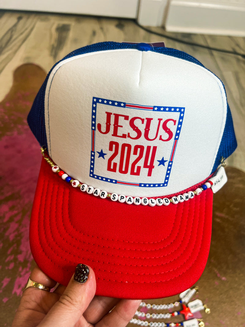Hat Chain-Red, White, & Boozy