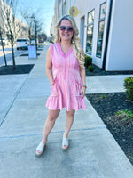 Mauve Ruffle Umgee Dress