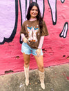 Boots N Bows Mineral Wash Tee