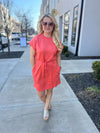 Salmon Umgee Dress