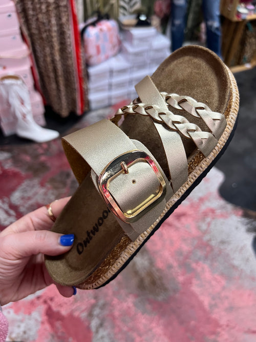 Gold Sandals