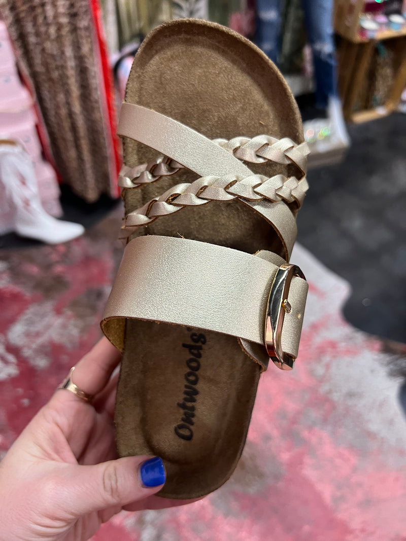 Gold Sandals