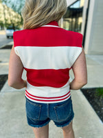 Red Striped Entro Top