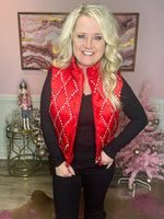 Red Sequin Vest
