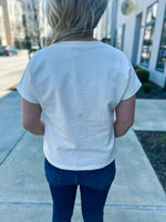 Creme Leopard Bow Top