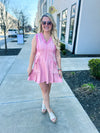 Mauve Ruffle Umgee Dress