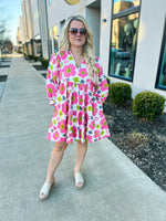Pink Entro Babydoll Dress
