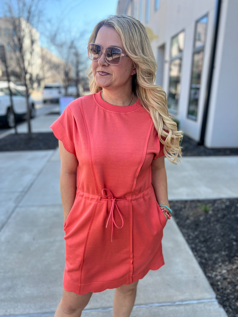 Salmon Umgee Dress