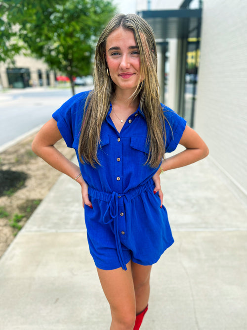 Blue Romper