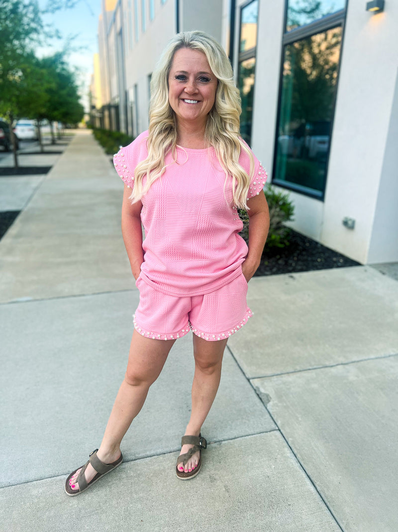 Pink Pearl Shorts