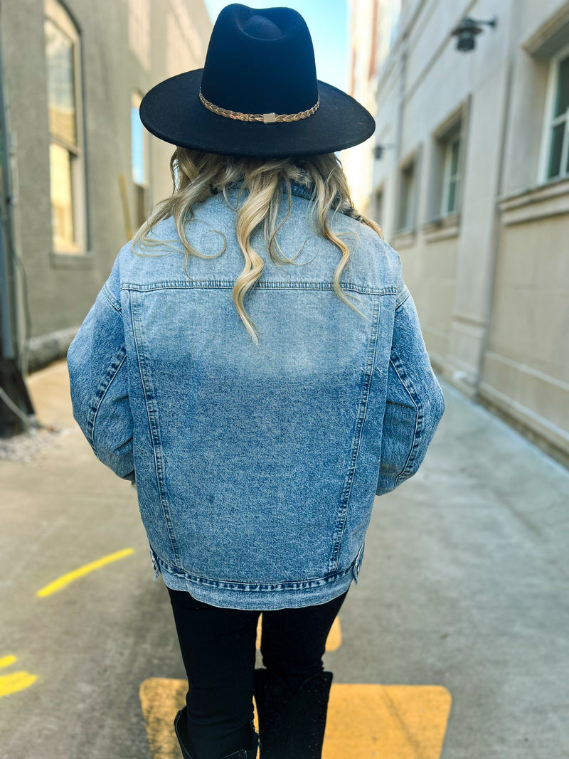 Cheetah Denim Jacket