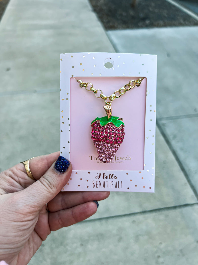 Pink Berry Necklace