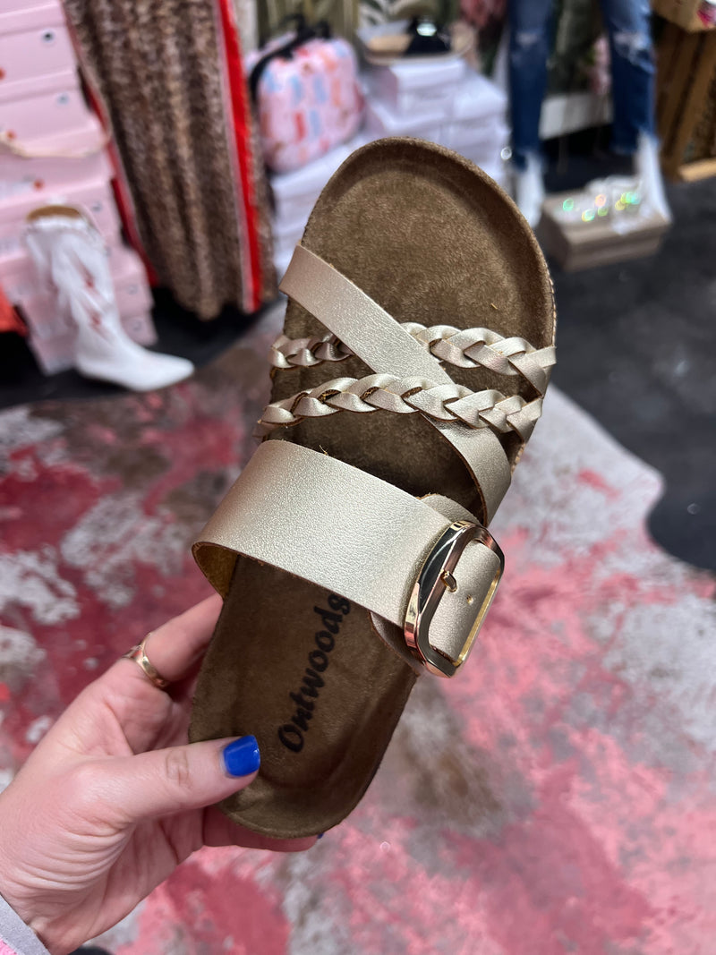 Gold Sandals
