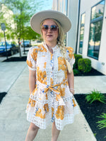 Yellow Lace Entro Dress