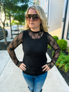 Mesh Lace Top