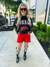 Red Risen Shorts