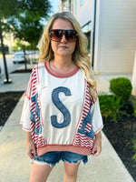 USA Patchwork Top