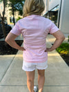 Pink Arkansas Bow Tee