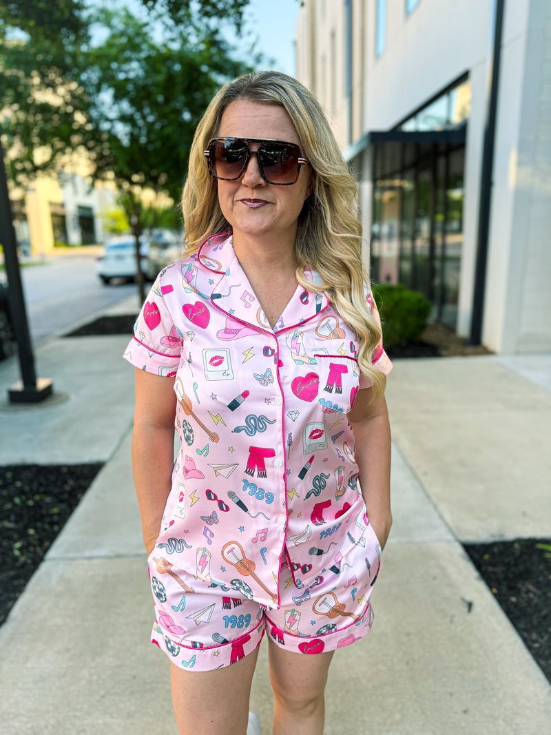 Pink Cowgirl Pajama Set